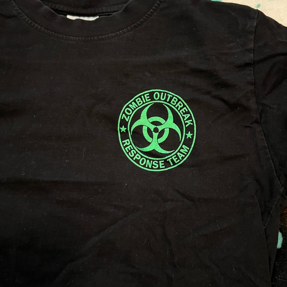 Black Zombie Outbreak T-Shirt